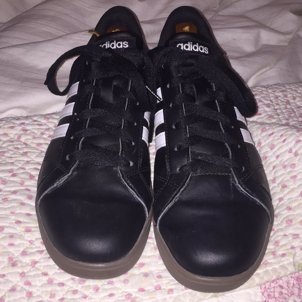 Black Adidas Superstars